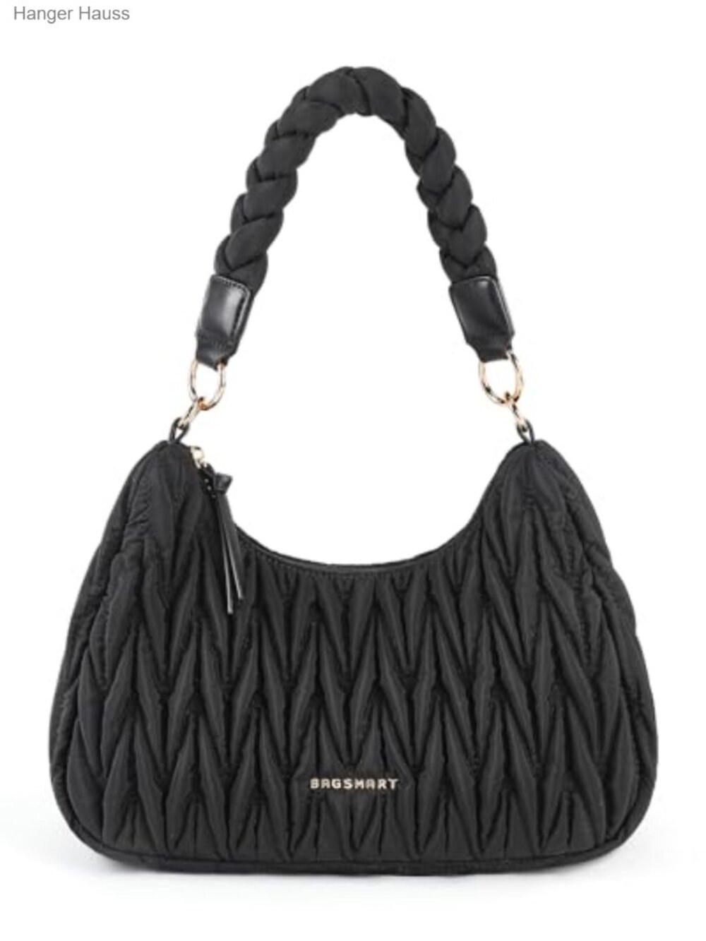 Quilted Puffer Crossbody Bag with Adjustable Strap, Lightweight Hobo for Travel